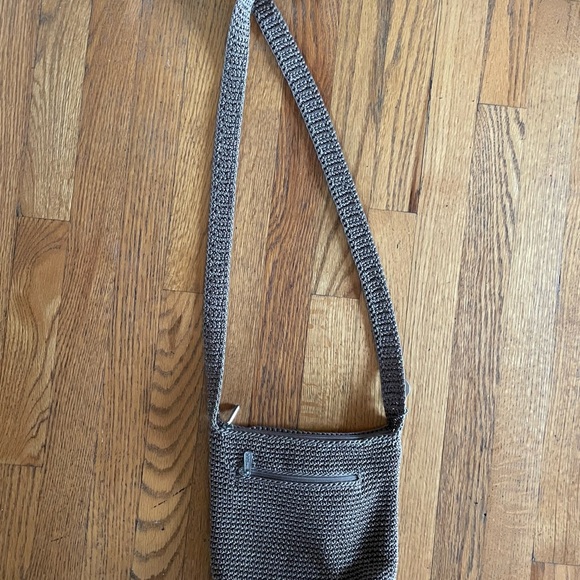 The Sak Handbags - The Sak Brown Woven Zip Pouch